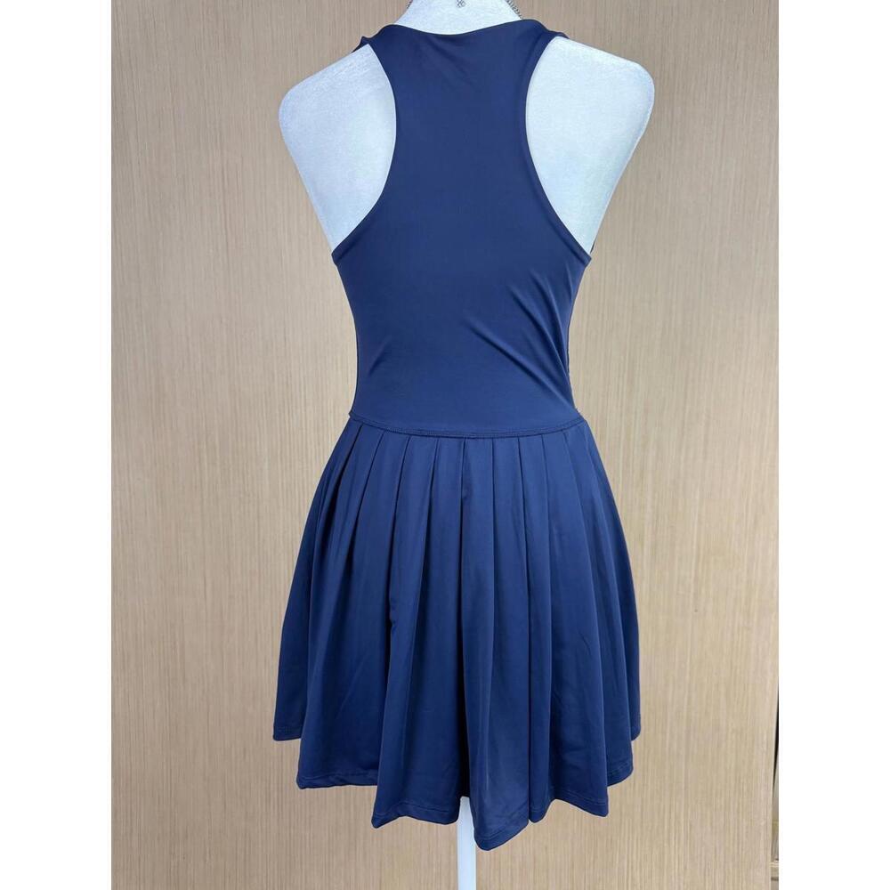 Ocean Drive One Piece Swimsuit Medium Navy Blue Fit & Flare Summer Casual - Picture 5 of 12